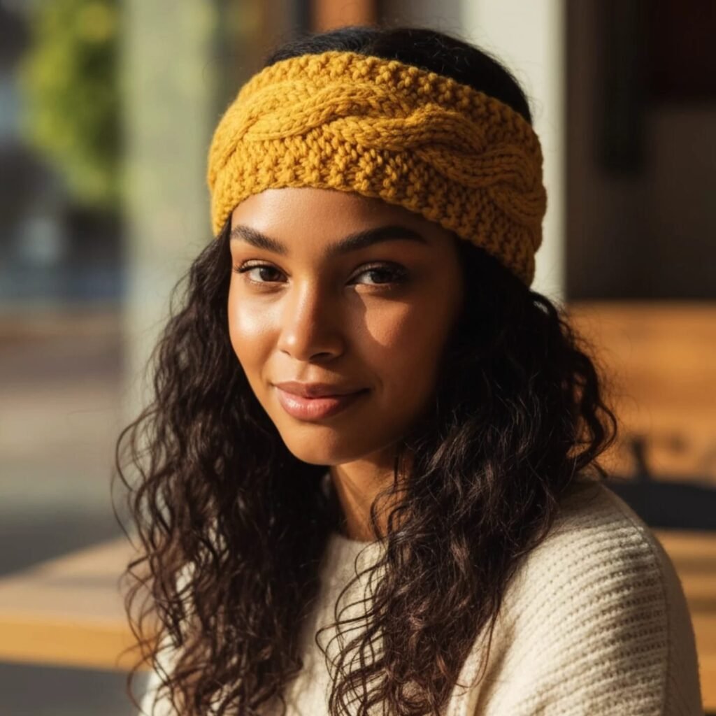 Cable Knitted Headband
