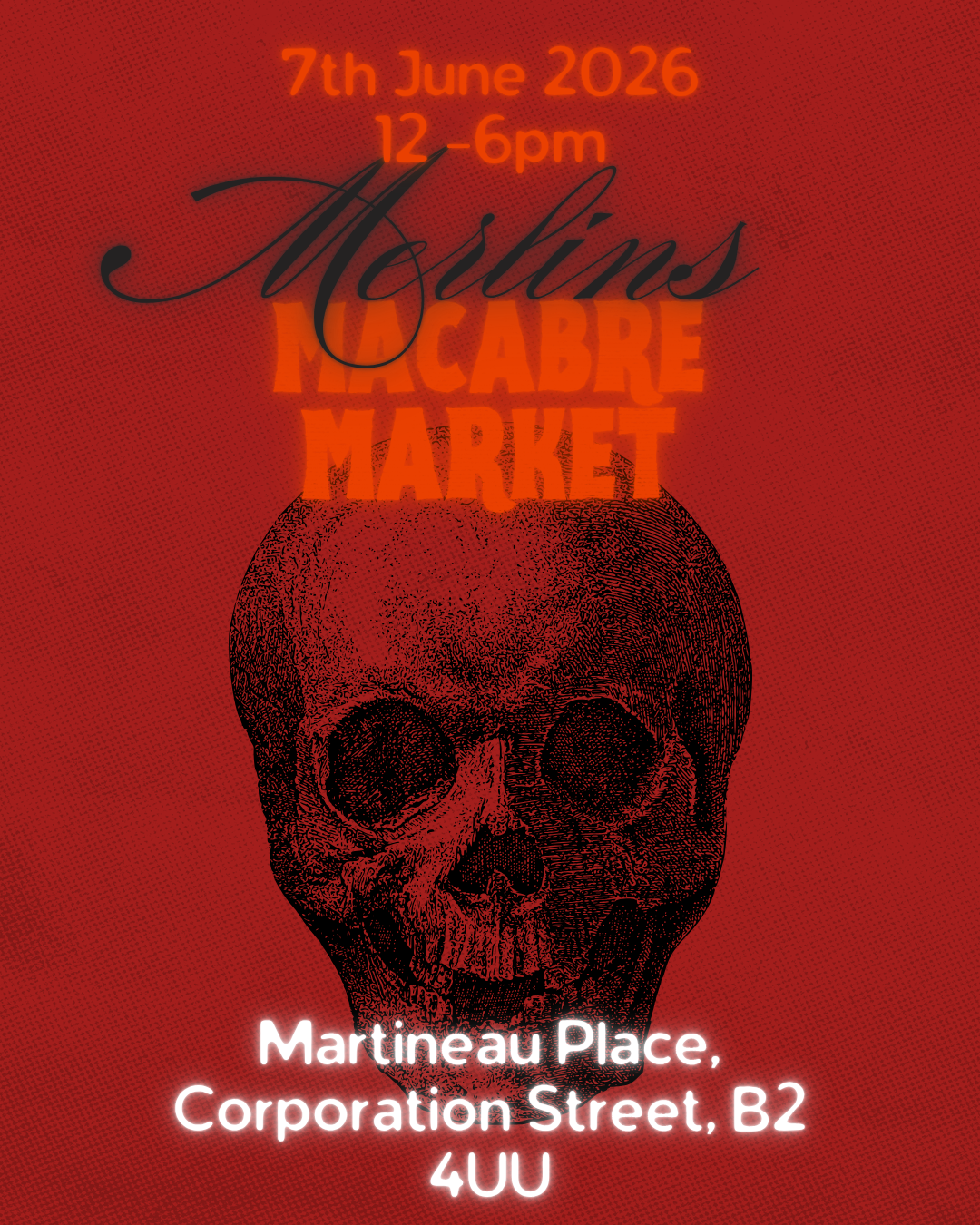 Merlins Macabre Market June 2026